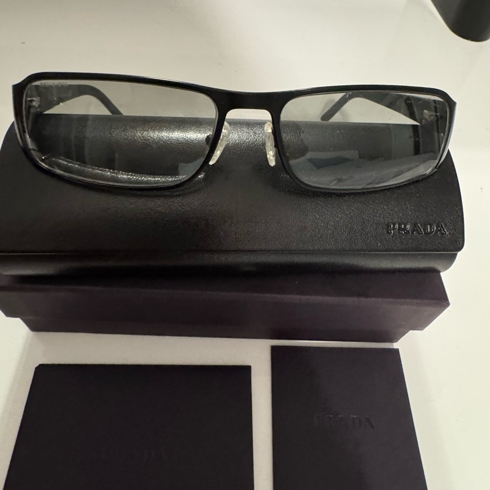 Prada Men’s Black PR 52FS 60/17/135 Sunglasses